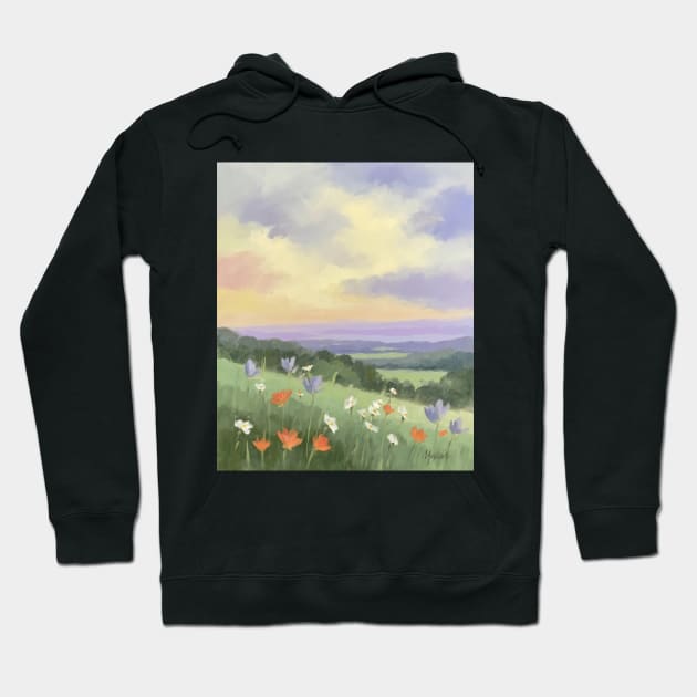 Serene - Sky Hoodie by AnimeVision